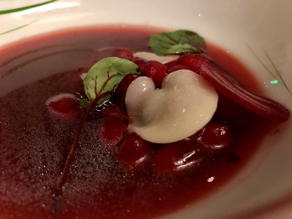 Parsnip Beetroot Gnocchi Without Flour Garden Consomme Flavoured
