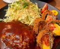 Dinner at とんかつ・洋食専門店 味の店一番 谷町店