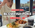 Dinner at Blowfish Poké Hawaiian Grill Annapolis