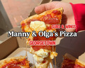 Dinner at Manny & Olga's Pizza