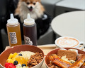 Dinner at Purple Coffee - パープルコーヒー