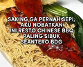 Dinner at Bandung, Indonesia