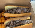 Dinner at Raceway Bagels by B-Uno's