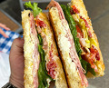 Dinner at Molinari Delicatessen