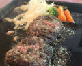 Dinner at Sumiyaki Hamburger Steak Gyusen (炭焼ハンバーグ 牛船)