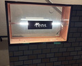 Dinner at tens. (tens.)