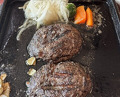 Dinner at Sumiyaki Hamburger Steak Gyusen (炭焼ハンバーグ 牛船)