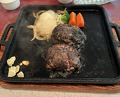 Dinner at Sumiyaki Hamburger Steak Gyusen (炭焼ハンバーグ 牛船)