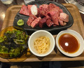 Dinner at Sumibi Yakiniku Kyuu (炭火焼肉 久)
