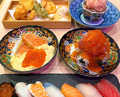 Dinner at 寿司×天ぷら 明 難波 心斎橋店