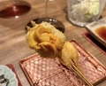 Dinner at kushikatsu daibon (串かつ だいぼん)
