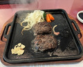 Dinner at Sumiyaki Hamburger Steak Gyusen (炭焼ハンバーグ 牛船)