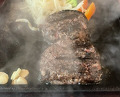 Dinner at Sumiyaki Hamburger Steak Gyusen (炭焼ハンバーグ 牛船)