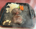 Dinner at Sumiyaki Hamburger Steak Gyusen (炭焼ハンバーグ 牛船)