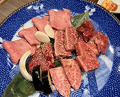 Dinner at Sumibi Yakiniku Kyuu (炭火焼肉 久)