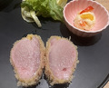 Dinner at Tonkatsu Narikura（Minami-Asagaya）