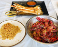 Dinner at Crawfish & Noodles