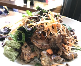 A8- grilled pork with rice noodles