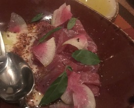 yellowfin tuna crudo
