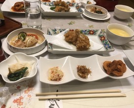 Dinner at モッタ海岸温泉旅館 (Motta-Kaigan Onsen)