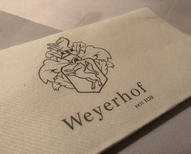 Dinner at Weyerhof