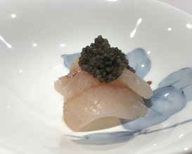 Sayori with caviar