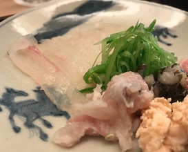 Scorpion fish sashimi 