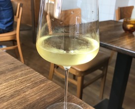 Austrian Riesling in a Zalto glass