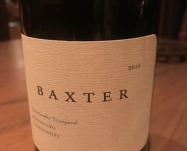 Baxter 'Oppenlander' Chardonnay, Mendocino CA 2015