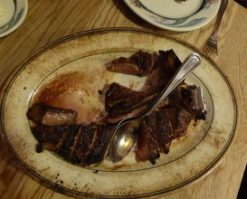 Dinner at Peter Luger Steak House