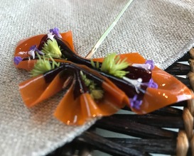 sea buckthorn and blackcurrant butterfly