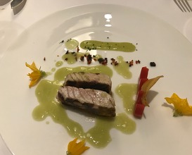 Tuna with green sauce