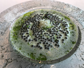 "Marbled" Hake, Caviar & Buttermilk