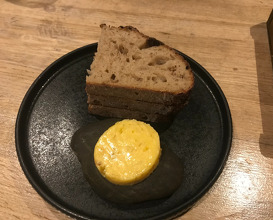 Sourdough bread with miso soup