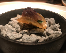 Norröna herring, sand leek & potato