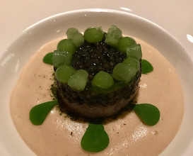 Imperial caviar, sprat and cucumber