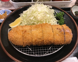Dinner at とんかつ川久 ( Kawakyu)