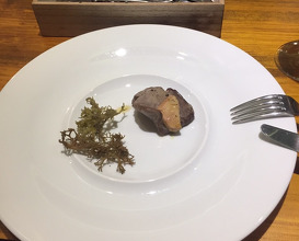 Dry aged beef cooked on hot stones with licheon