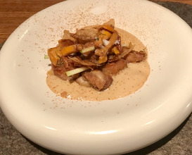 Sweetbread with chanterelles
