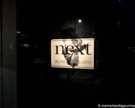 Meal at Next: Alinea 2005 – 2010