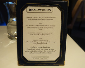 Meal at Braidwoods