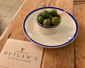 Meal at Outlaw’s Fish Kitchen