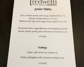 Meal at Tredwell’s