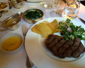Meal at The Savoy Grill
