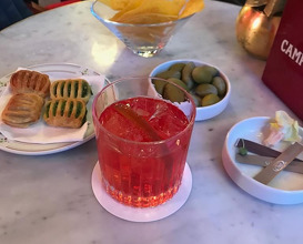 Cocktail at Camparino in Galleria