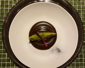 Avocado and mole made from 70 Ingredients 