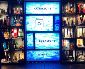 Dinner at Cobalto 15 Cocktail Art Concept