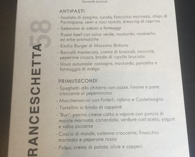 Lunch at Franceschetta 58