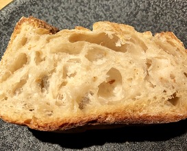 The sour dough and butter