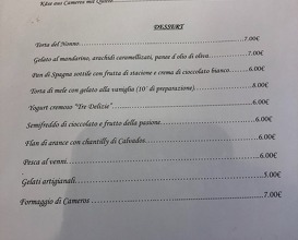 The menus